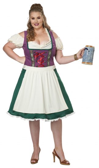 Bavarian Beer Maid Plus Costume
