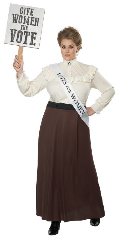 English Suffragette Plus Costume