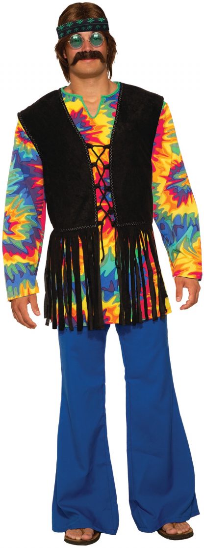 Hippie Tie Dye Dude Costume