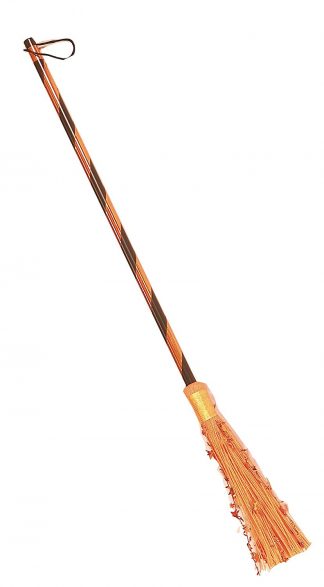 Metallic Orange Witch Broom