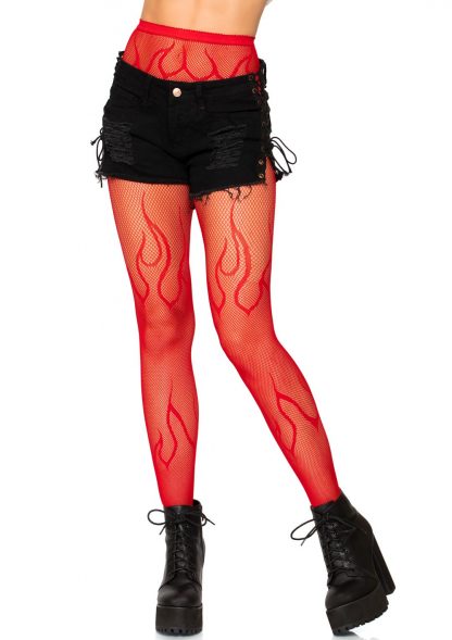 Flame Net Tights