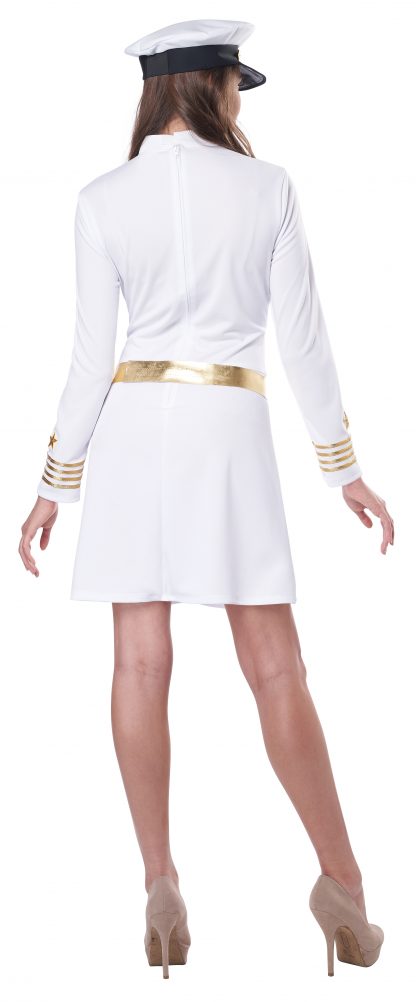 White Navy Captain Adult Costume