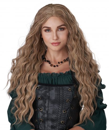 Dirty Blonde Renaissance Maiden Wig