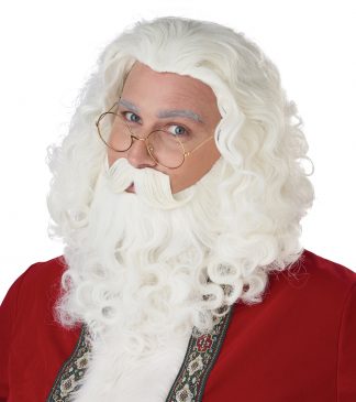 Santa Wig And Beard Set Includes Moustache