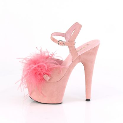 ADORE-709F Ankle Strap Sandals with Feather
