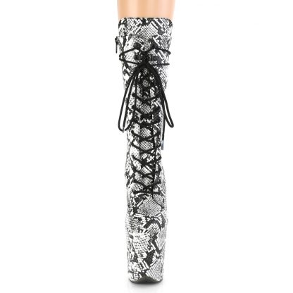 FLAMINGO-1050SP Lace-Up Front Mid Calf Boots
