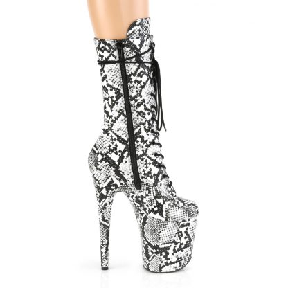 FLAMINGO-1050SP Lace-Up Front Mid Calf Boots