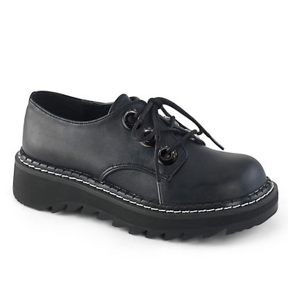 Demonia LILITH-99 1 1/4" PF 3-Eyelet Lace-Up Oxford Shoe