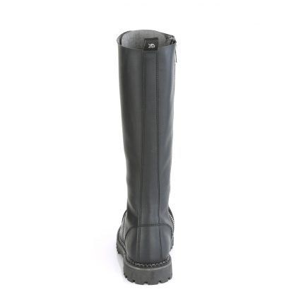 Demonia RIOT-20 20 Eyelet Unisex Steel Toe Knee Boot Rubber Sole