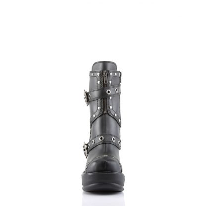 Demonia SINISTER-201 3 1/2" Chromed ABS Heel 1 1/2" Molded PF Boot