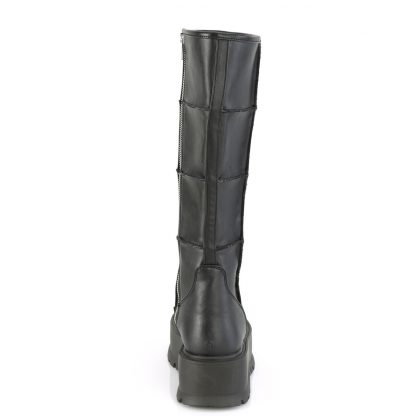 Demonia SLACKER-230 2" PF Knee High Boot Side Zip