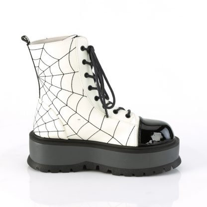 Demonia SLACKER-88 2" PF Lace-Up Ankle Boot