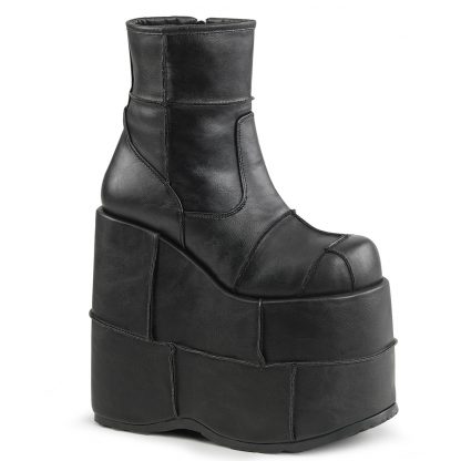 Demonia STACK-201 7" PF Ankle Boot Side Zip