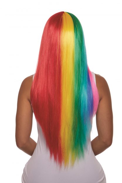 12312 Primary Rainbow Wig