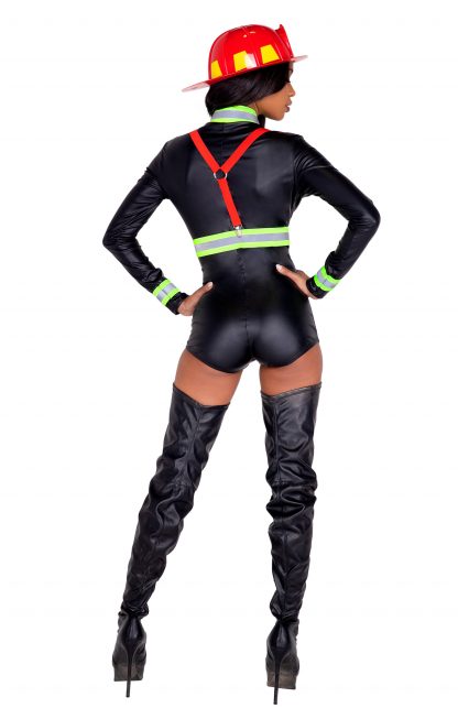 3pc Hot Fire Woman Costume