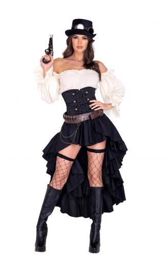 6pc Steampunk Seductress Costume