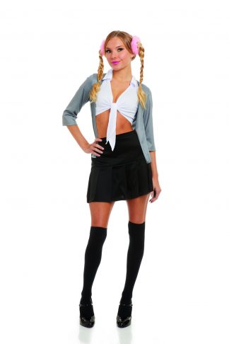 Women's Pop Schoolgirl Costume