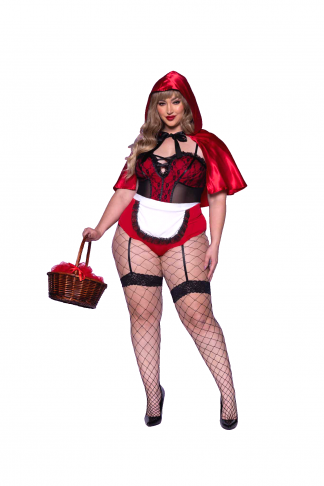 3 PC Naughty Miss Red Costume