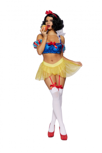 3 PC Bad Apple Snow White Costume